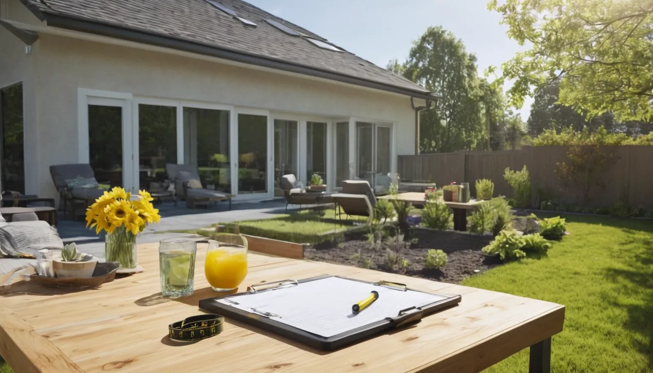 A homeowner reviewing a project checklist in the Princeton area